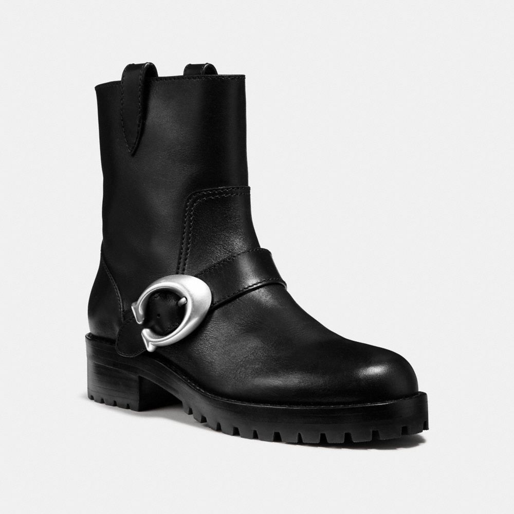 Coach leighton shearling boots best sale