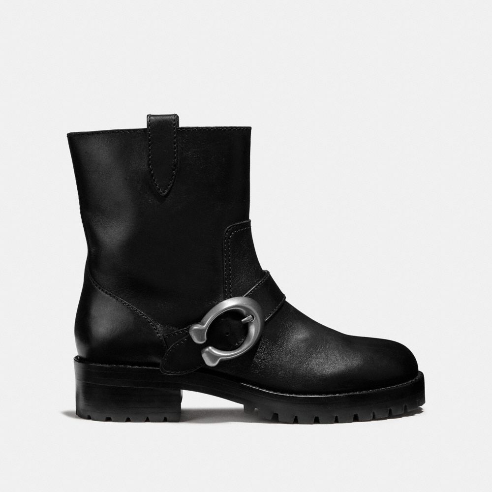 Coach leighton shearling clearance boots