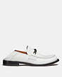 COACH®,PUTNAM LOAFER,Leather,White,Group View
