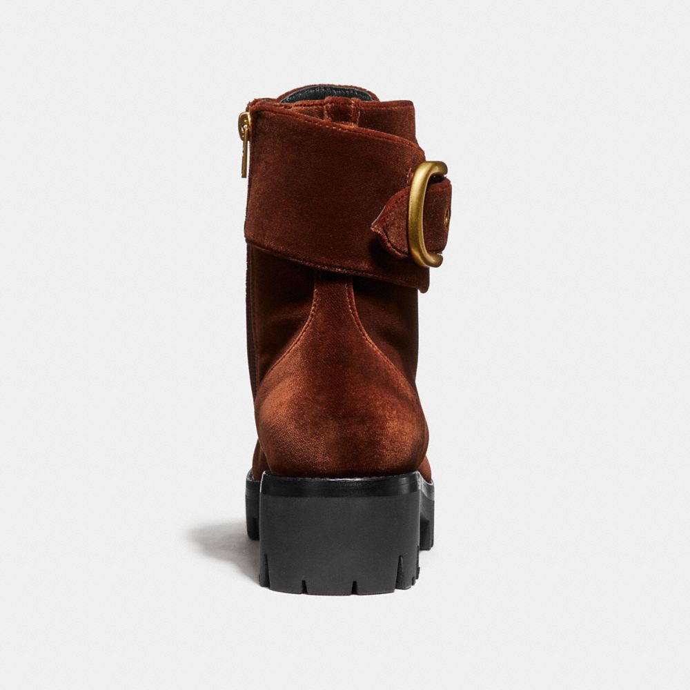 Coach velvet boots sale