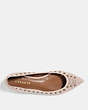 COACH®,VALERIE FLAT,Suede,Pale Blush,Inside View,Top View