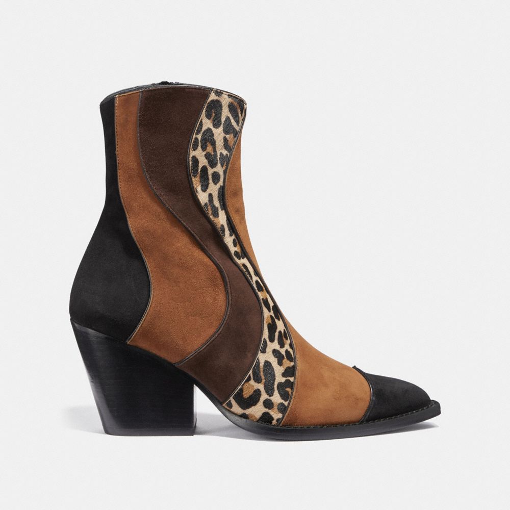 Coach leopard hot sale boots