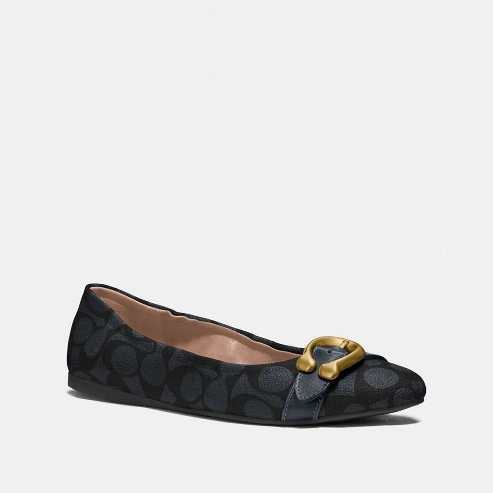 Coach foldable sales ballet flats