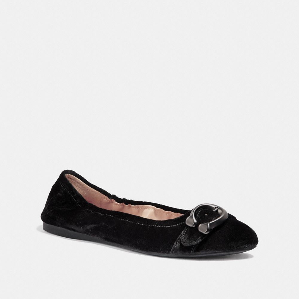 Coach foldable ballet sales flats