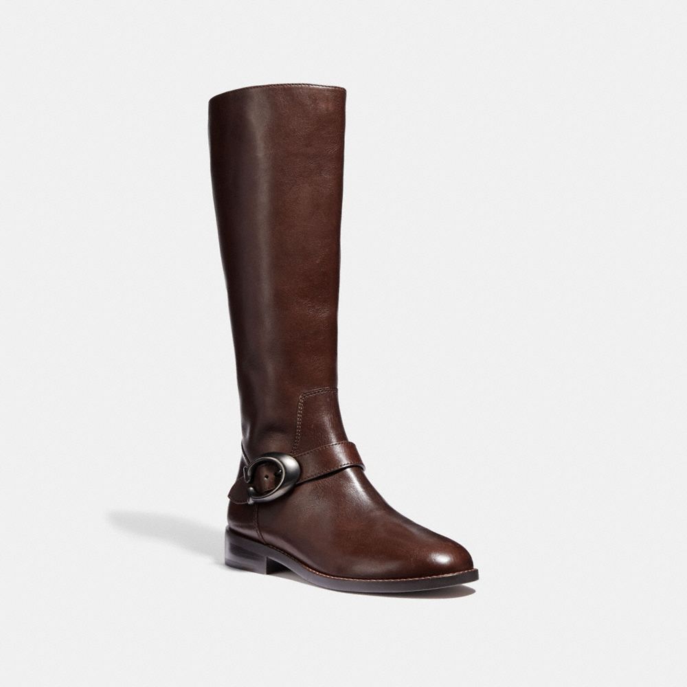 COACH®,Brynn Riding Boot,,Front View