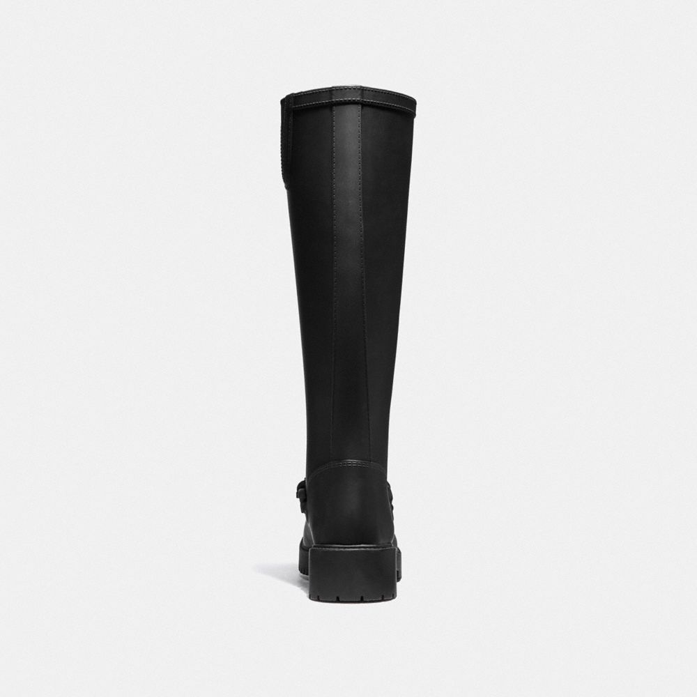 Coach tall shop rain boots