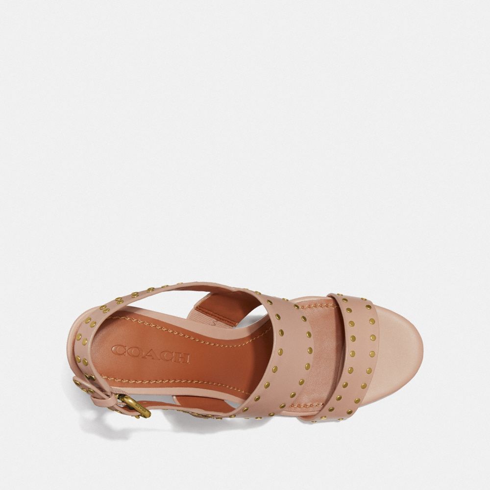COACH®,Rylie Sandal,,Inside View,Top View