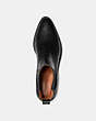 COACH®,BOWERY CHELSEA BOOTIE,Leather,Black,Inside View,Top View