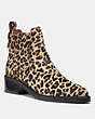 COACH®,BOWERY CHELSEA BOOTIE,Haircalf,Natural,Front View