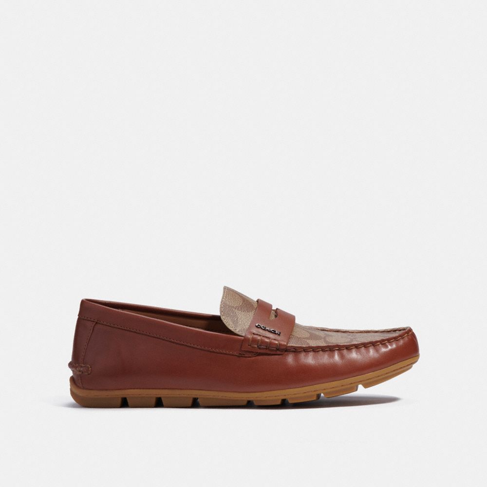 Coach mens hot sale driving loafers