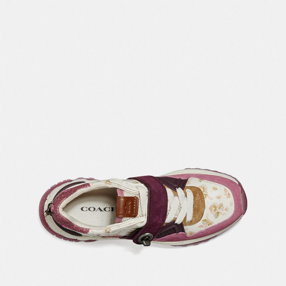 COACH®,C143 Runner With Prairie Daisy Print,,Inside View,Top View