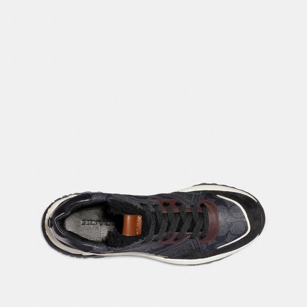 COACH®,C143 Signature Runner,,Inside View,Top View