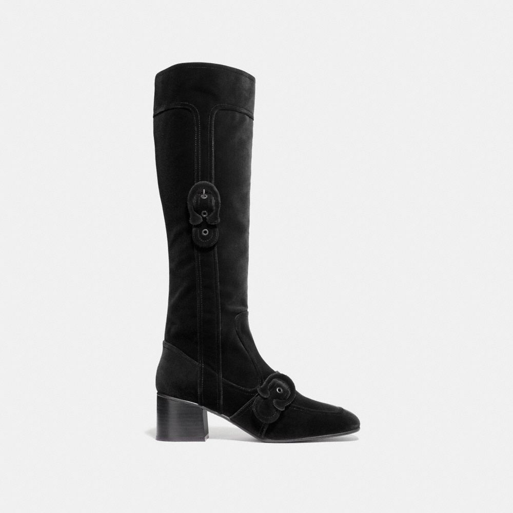 coach signature buckle boot