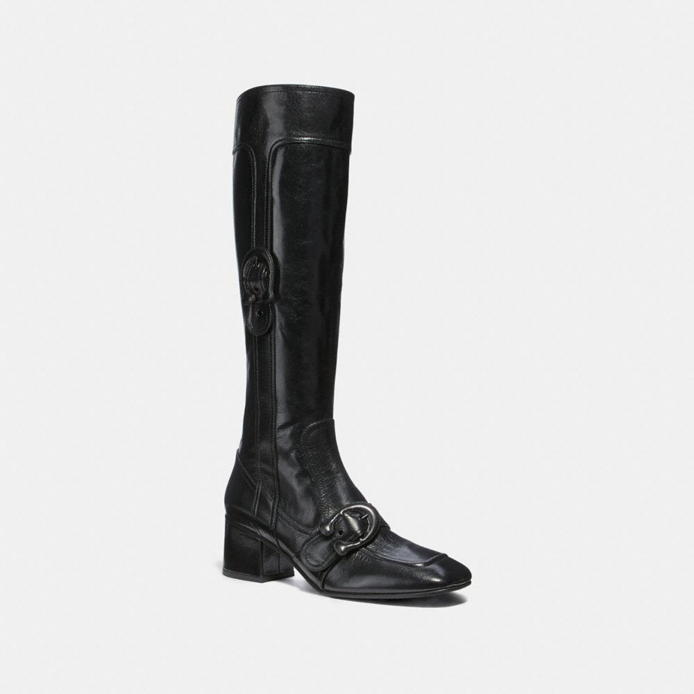 Knee High Signature Buckle Boot