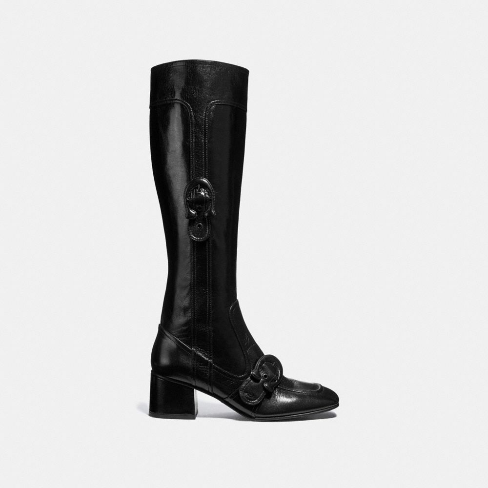 Knee High Signature Buckle Boot