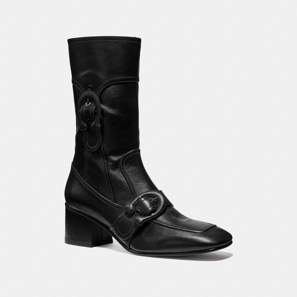 COACH GB Signature Buckle Bootie