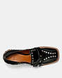 COACH®,SIGNATURE BUCKLE LOAFER,Leather,Black,Inside View,Top View