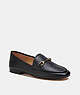 COACH®,HALEY LOAFER,Leather,Black,Front View