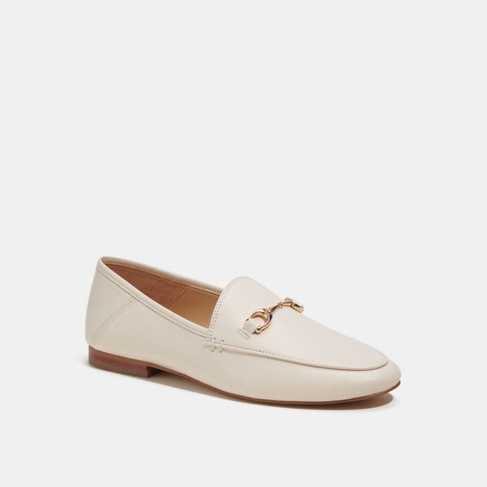 COACH®,HALEY LOAFER,Chalk,Front View