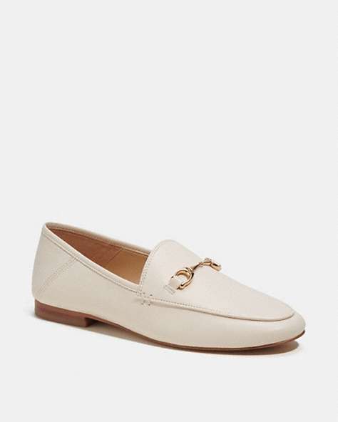 COACH®,HALEY LOAFER,Chalk,Front View