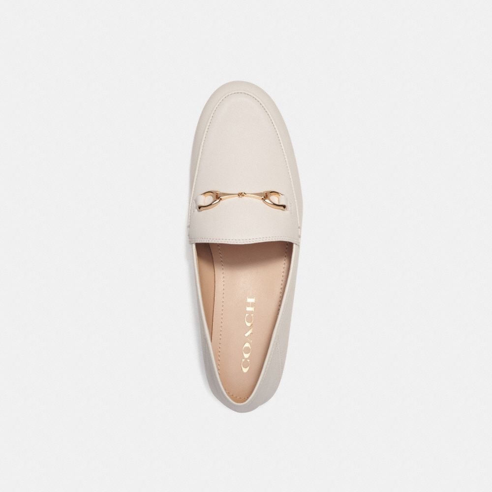 COACH®,HALEY LOAFER,Chalk,Inside View,Top View