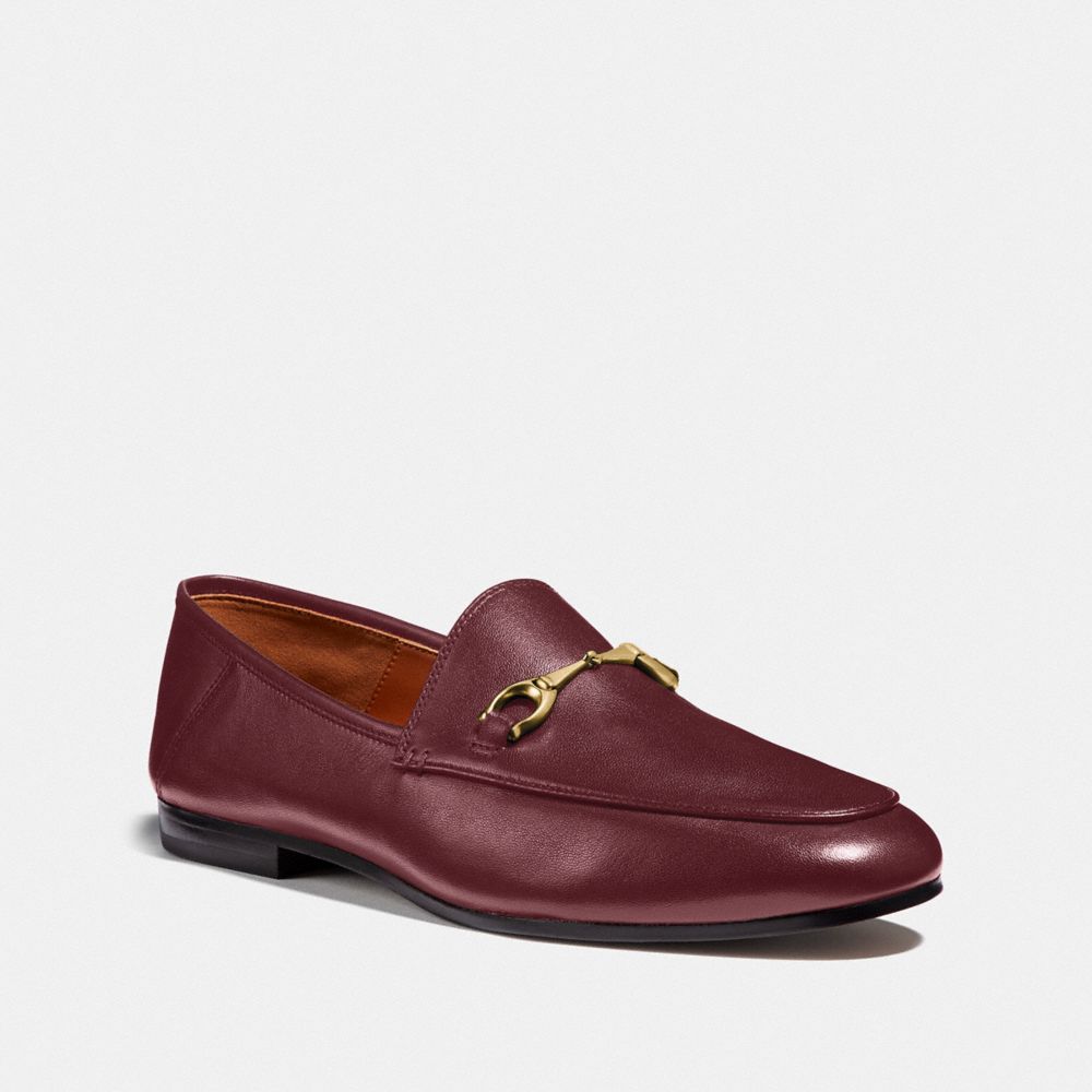 COACH®,HALEY LOAFER,Wine,Front View