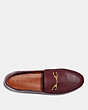 COACH®,HALEY LOAFER,Leather,Wine,Inside View,Top View