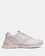 COACH®,C143 RUNNER,Mixed Material,White,Angle View