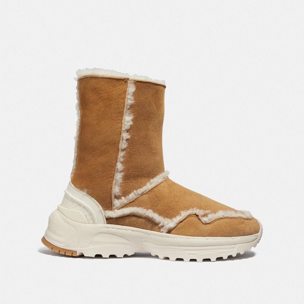 COACH®,Portia Cold Weather Bootie,,Angle View