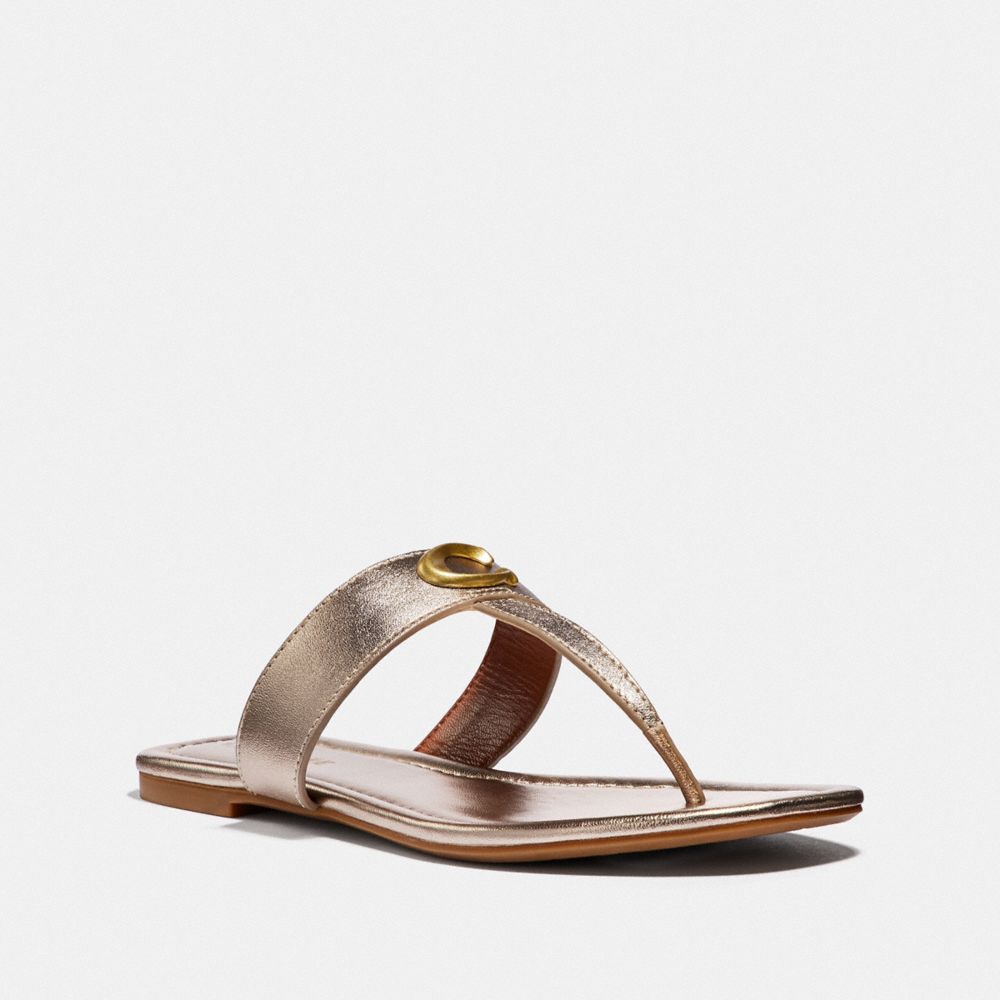 Coach jessie sale buckle thong sandals