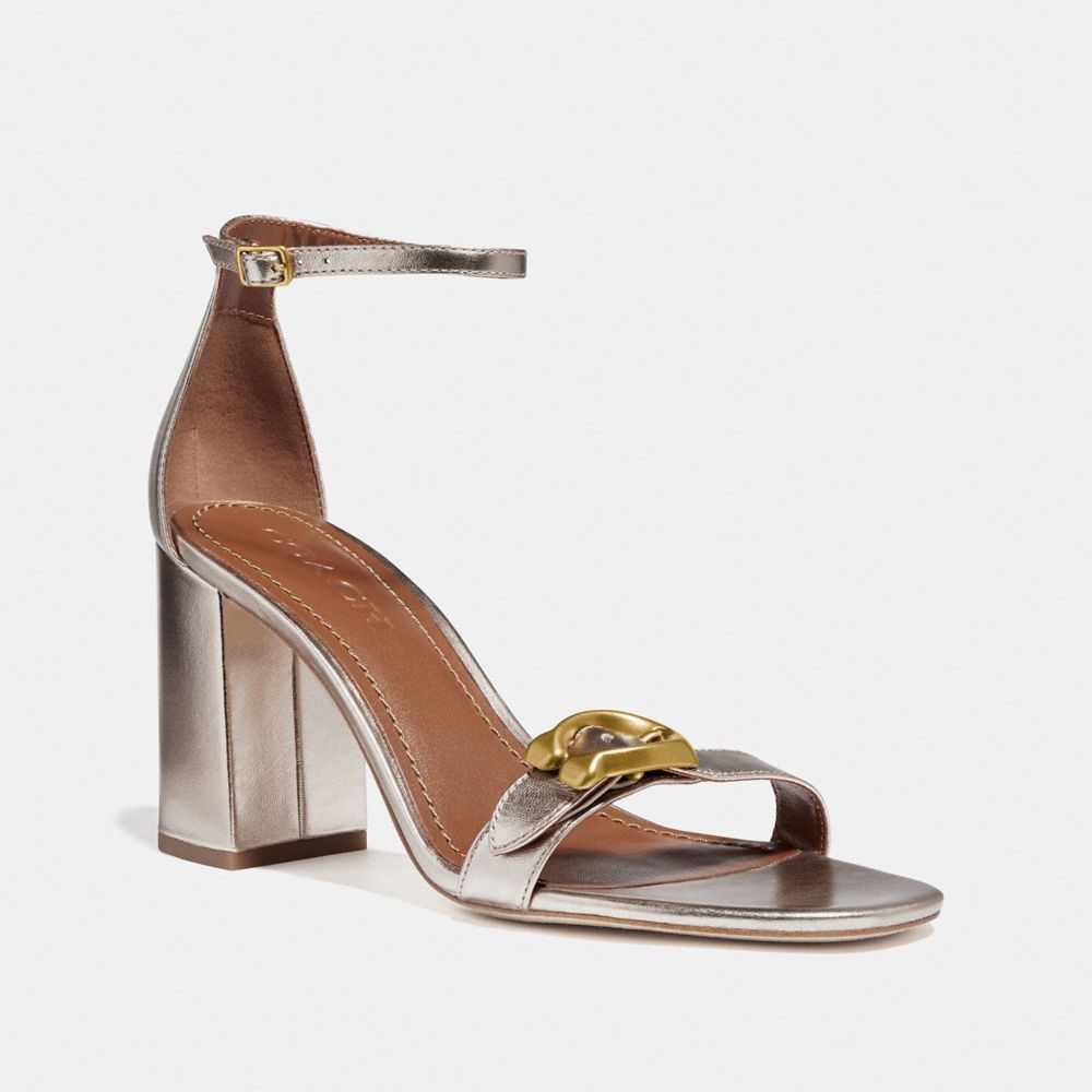 Coach maya signature store buckle dress sandals