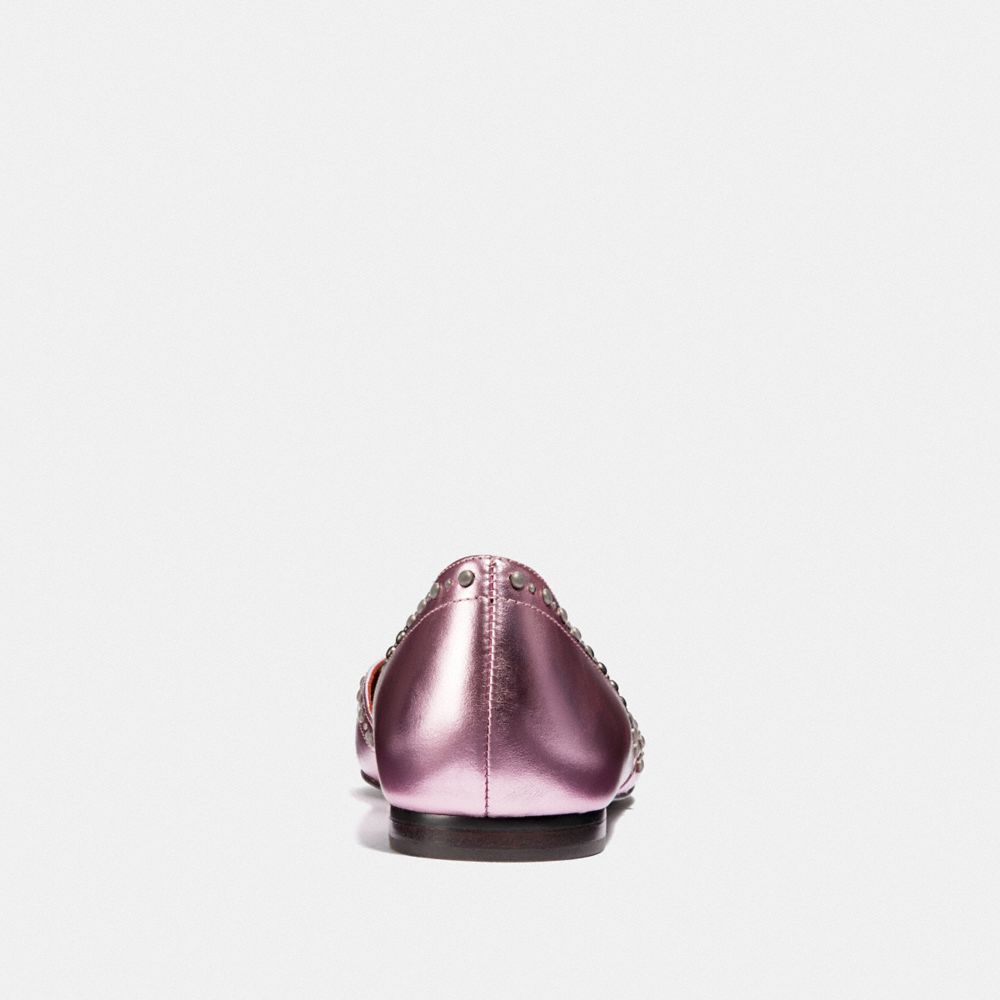 COACH®,Valintina Flat With Studs,,Alternate View