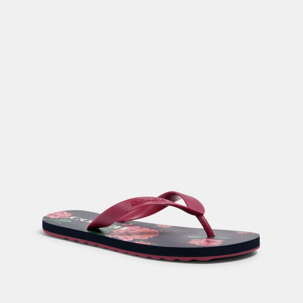 Zak Flip Flop With Floral Print