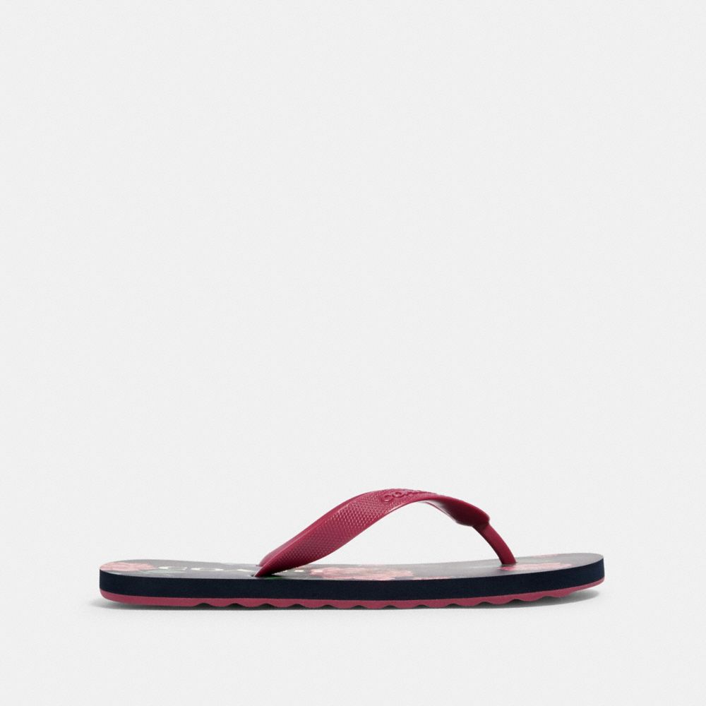 Zak Flip Flop With Floral Print