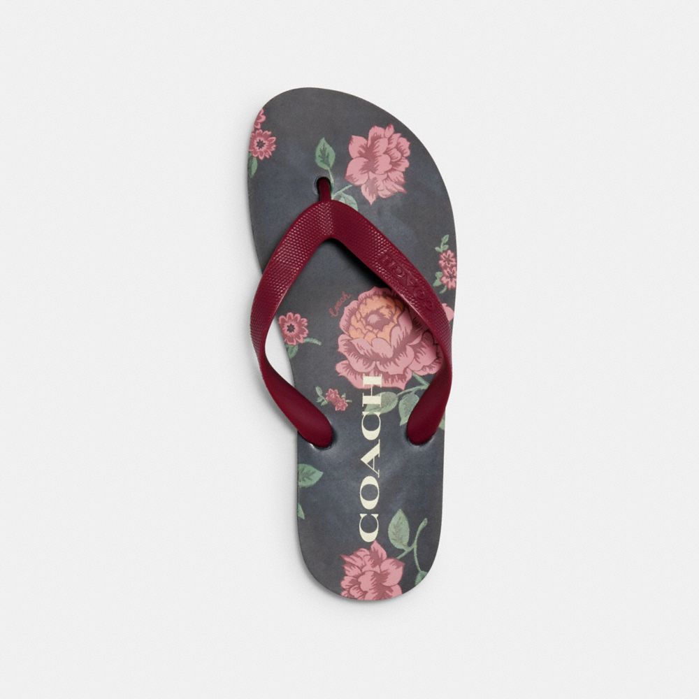 Zak Flip Flop With Floral Print