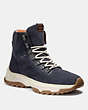 COACH®,COACH CITY HIKER BOOT,n/a,Midnight Navy,Front View