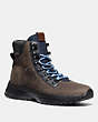 COACH®,COACH CITY HIKER BOOT,n/a,Dirty Grey,Front View