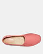 COACH®,CASEY ESPADRILLE,Leather,Bright Coral,Inside View,Top View