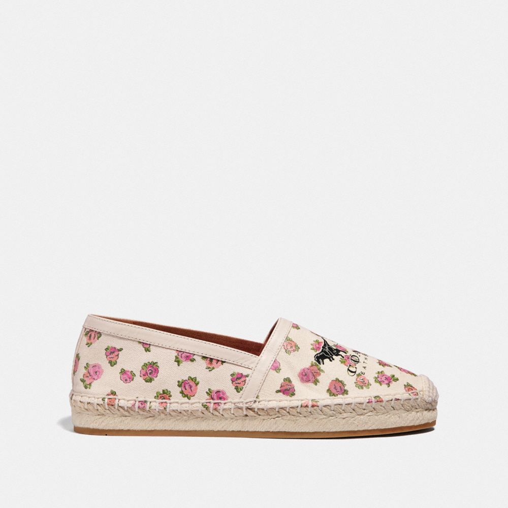 Casey Espadrille With Mini Vintage Rose Print