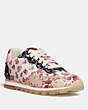 COACH®,C118 WITH MIXED FLORAL PRINT,Mixed Material,Chalk Multi/Beechwood Multi,Front View