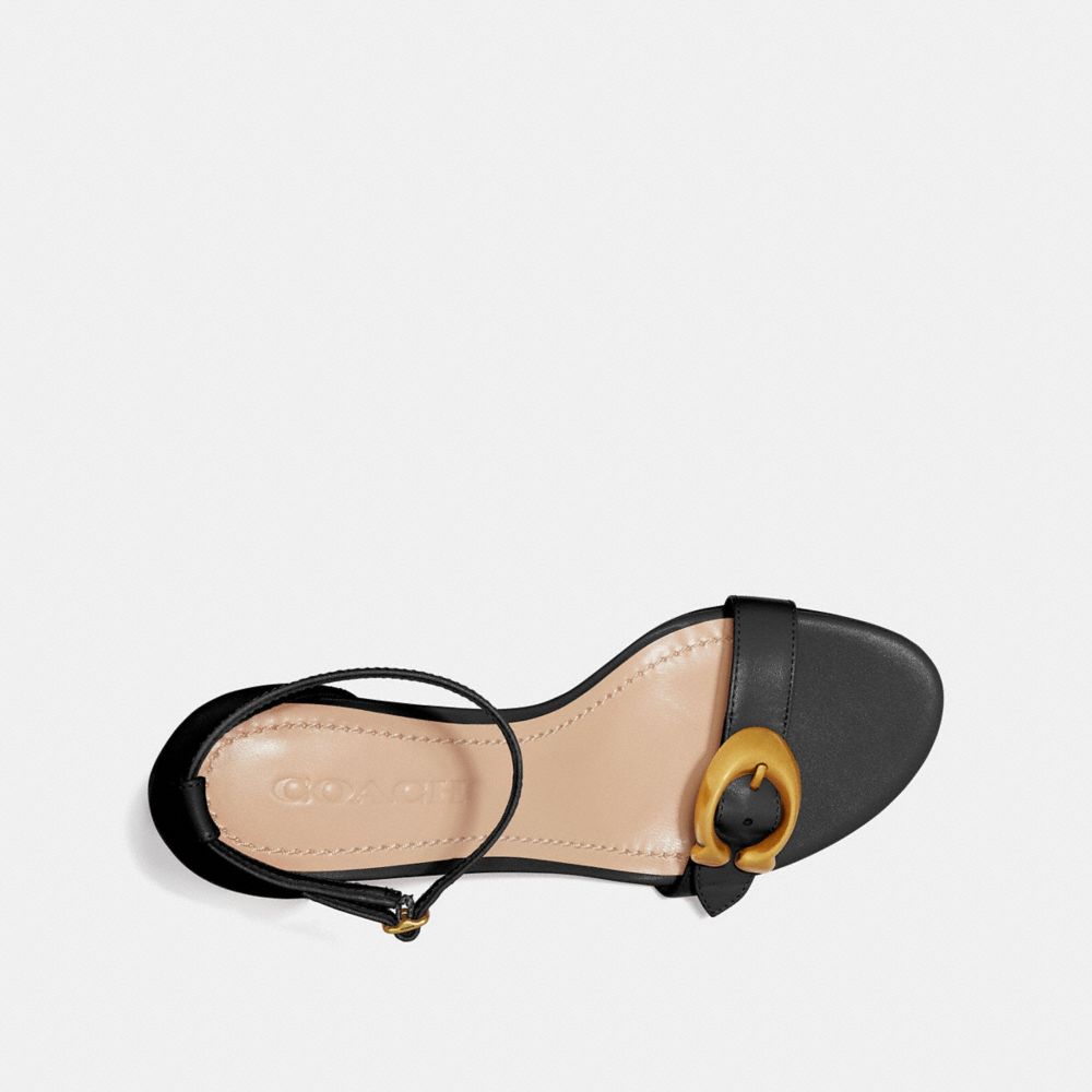 Coach odetta wedge online sandal