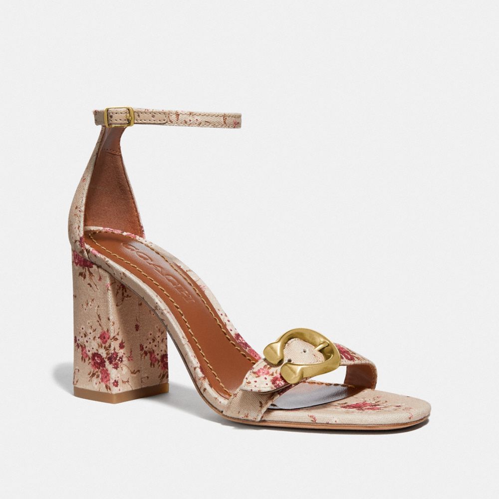 Coach best sale floral sandals