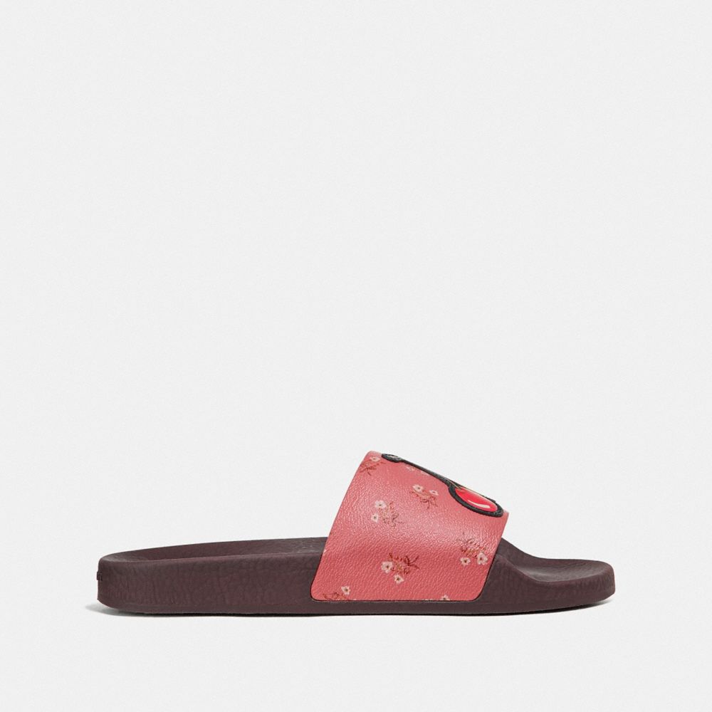 Coach floral best sale slide sandals