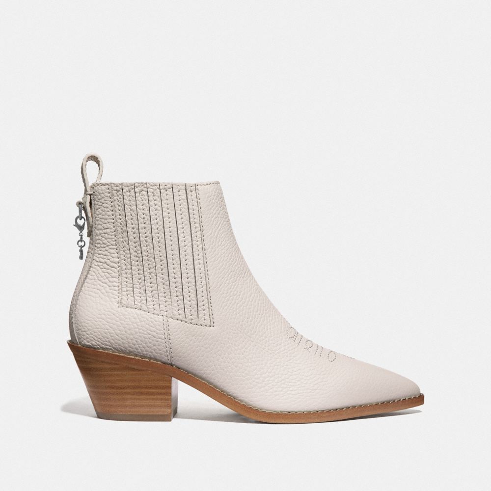 Coach shop white booties