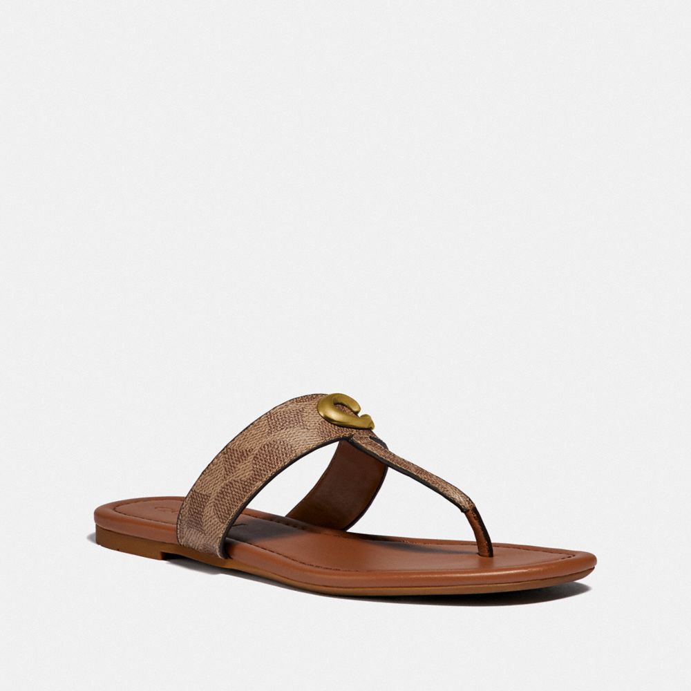 Jessie buckle hot sale thong sandals