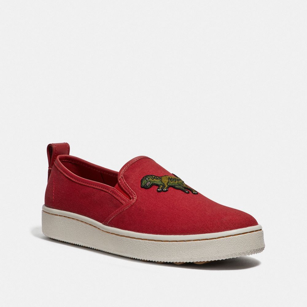 COACH®,C115 SLIP ON,n/a,Rexy Red,Front View image number 0