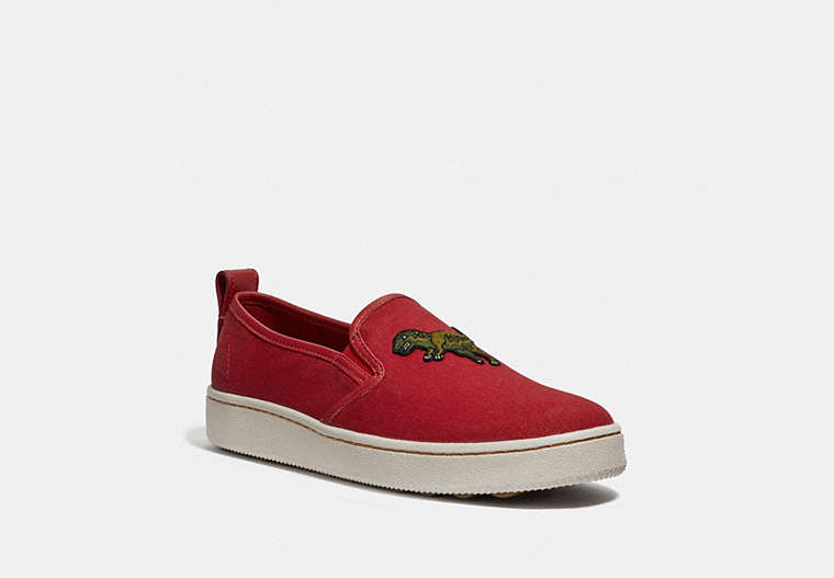 COACH®,C115 SLIP ON,n/a,Rexy Red,Front View