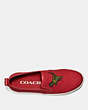 COACH®,C115 SLIP ON,n/a,Rexy Red,Inside View,Top View