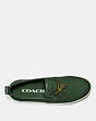 COACH®,C115 SLIP ON,n/a,Rexy Green,Inside View,Top View