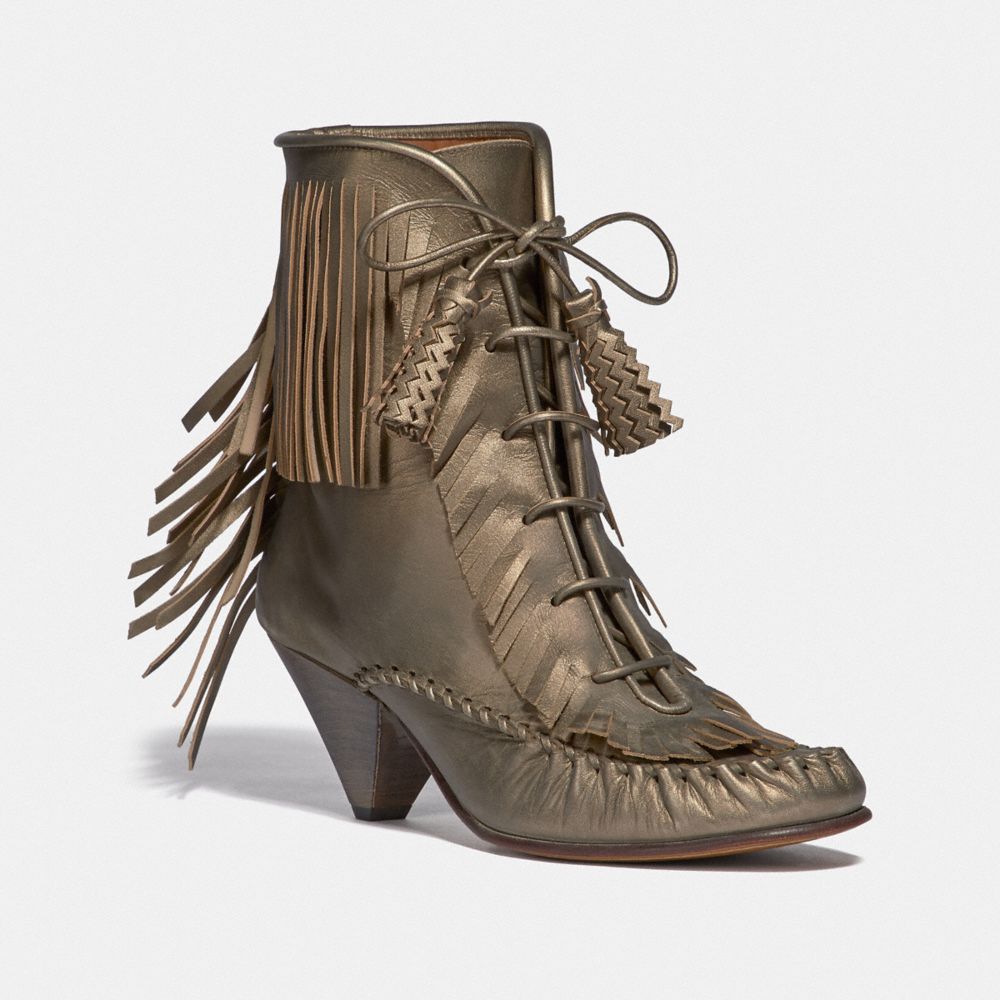 Coach store fringe boot